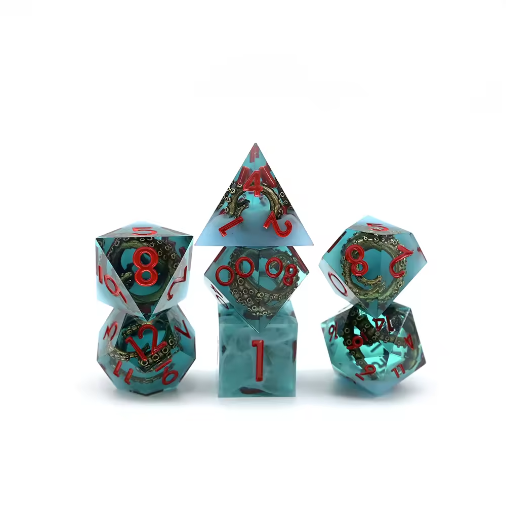 Tentacules de Cthulhu - texte rouge sur Cyan