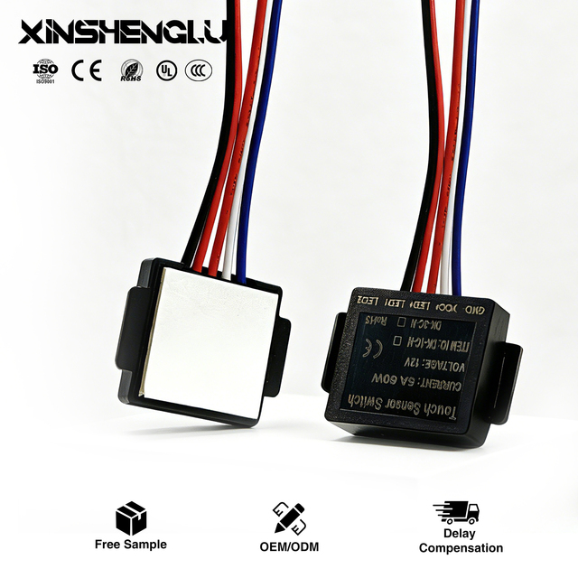 Touch Sensor Switch DC 12V 36W for LED Bathroom Mirror Ultra-Slim CCT Capacitive Touch Module 1-6mm Through-Glass Sensing