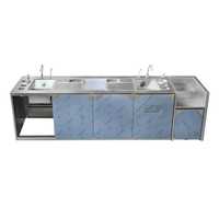 Dispenser Minuman Stainless Steel Lanxin Elektrik Dua Tempat Duduk untuk Bar Koktail 1500W 220-240V Pemanas Komersial Penghangat Makanan
