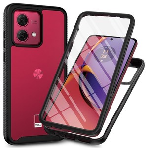    Étui de protection pour téléphone G84 5G, coque arrière transparente en TPU avec protection d'écran en PET - Product Image 1