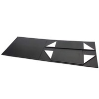 Scatola Regalo Magnetica Pieghevole di Design in Cartone Nero con Magnete per Confezioni Regalo in Pronta Consegna