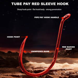 Nouveau 3/0 5/0 Red Octopus Hook Bucktail Teaser Rig Flash Bait Pr-Rigged Saltwater Boat Fishing Rigs for Sea Fishing Techniques - Product Image 4