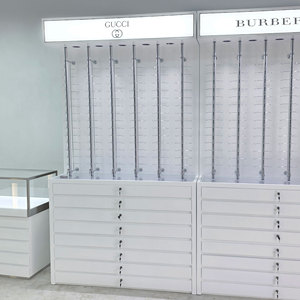 Tủ trưng bày kính mắt cao cấp, có ngăn kéo, khóa được, dung tích lớn, có thể tùy chỉnh, năm <span class=keywords><strong>2025</strong></span>, tích hợp đèn LED - Product Image 1