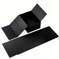 Boîte cadeau pliable en papier avec fermeture magnétique, élégante et de qualité supérieure, pour chaussures, avec motif gaufré simple