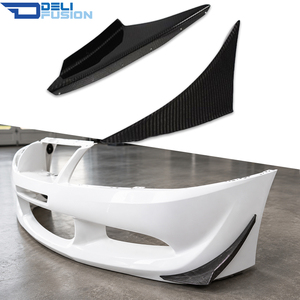 Alerón Delantero Estilo ARS con Aspecto de Fibra de Carbono para Mitsubishi Lancer Evolution EVO 8 9 CT9A 2005-2007, Aletas Divisoras para Carrocería - Product Image 1