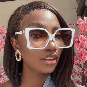 महिलाओं के लिए शानदार रंगीन चौकोर धूप का चश्मा 2024 नया ब्रांड डिजाइन विंटेज नीला हरा धूप का चश्मा पुरुषों के लिए अनोखा तेंदुआ शेड्स ओकुलस - Product Image 2