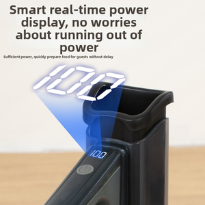 Elektrikli Sebze Dilimleyici Akıllı Dijital Ekranlı Şarj Edilebilir Otomatik Elektrikli Peynir Rendeleyici Doğrayıcı Dilimleyici - Product Image 3