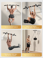 Dispositivo de extracción de acero Barra horizontal montada en la pared para ejercicio en el hogar y equipo deportivo de fitness para uso doméstico