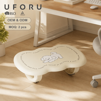Repose-pieds ergonomique UFORU pour bureau avec design oscillant flexible, repose-pieds portable pour améliorer la posture