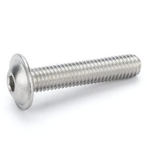 M8x1.25 ISO 7380 2 Stainless Steel 304 Flanged Allen Bolts Hex Socket Head Flange Button Head <b>Screw</b> with Collar - Product Image 3