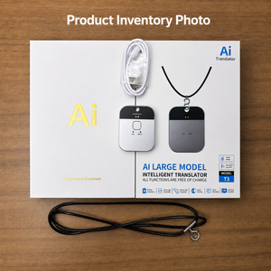 Dispositif de traduction multilingue T3, machine de traduction <span class=keywords><strong>vocale</strong></span> AI, interprète linguistique, assistant portable pour les voyages et les affaires - Product Image 2