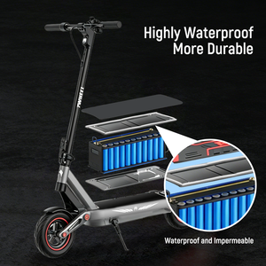 Scooter Eléctrico de Dos Ruedas E12PLUS con Marco de Aluminio, Llantas de 10 Pulgadas, Motor de 800W, Control por Aplicación, para Uso en Ciudad y Carretera - Product Image 3