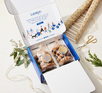 Boîte en carton ondulé alimentaire de haute qualité Logo personnalisé paquet de boîte de biscuits de gâteau de boulangerie