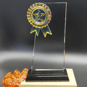 Trofeo <span class=keywords><strong>de</strong></span> Cristal Ecológico <span class=keywords><strong>de</strong></span> Alta Demanda con Diseño Grabado a Láser para Premios Académicos <span class=keywords><strong>de</strong></span> Excelencia Educativa Personalizables - Product Image 2