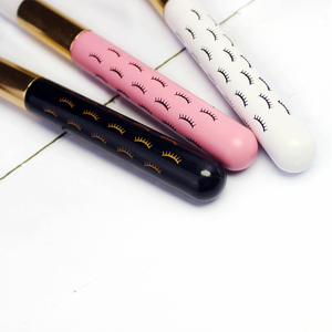 Printed Mousse Brush Single Makeup Brush for Eyelash Extension Beauty Cleaning Nose Brush Tool - Product Image 6