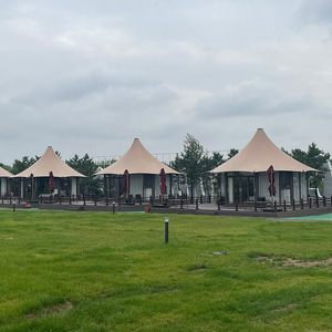 Tente de Glamping pour Hôtel-Resort, 6-8 Personnes, Tissu Oxford, Cadre Galvanisé, Grand Espace, Utilisation pour Événements Extérieurs - Product Image 2