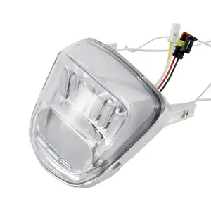 Siêu sáng xe máy mới rõ ràng ống kính Led Đuôi ánh sáng phía sau đèn cho vespa chạy nước rút