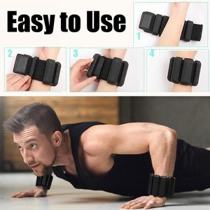 Pesas de Tobillo Ajustables de Silicona y Acero Inoxidable para Entrenamiento y Fitness, 1lb, 2lb, 4lb, Unisex, Brazaletes para Muñeca y Tobillo - Product Image 4