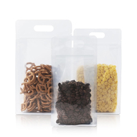 Sachets à fond plat en aluminium noir haute barrière, réutilisables, pour le stockage des grains de café, sacs à café avec valve