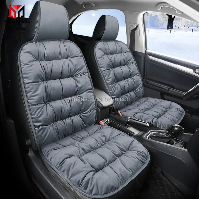 Universal Car Seat Cushion Auto PU Leather Car Seat Cover-93A for Soft Plush Cotton Car Full Set Sports Full Seat Covers