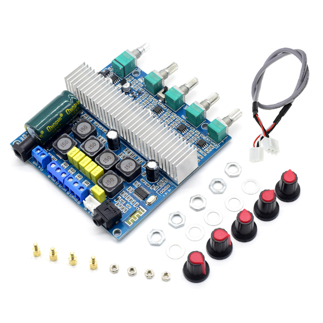 TPA3116 Blue Tooth 5.0 High-power 2.1 Subwoofer Digital Amplifier Board 12-24V Finished Amplifier Board