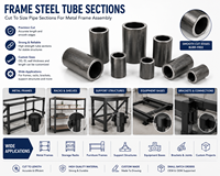Composants de tubes en acier sans soudure, fournisseur direct d'usine, découpe, façonnage et ébavurage de tuyaux en acier, service OEM pour machines lourdes