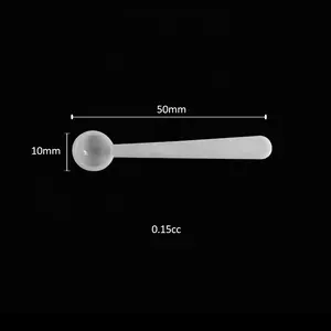 0.15cc plastic medicine measuring spoon 0.15ml medicine powder spoon