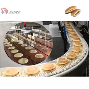 Energy Saving Automatic Dorayaki Production Line/ Dorayaki Pancake Machine/ Layer Cake Making Equipment