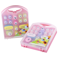 Mini ensemble de poinçons artisanaux en papier avec logo personnalisé pour enfants, jouets faits à la main