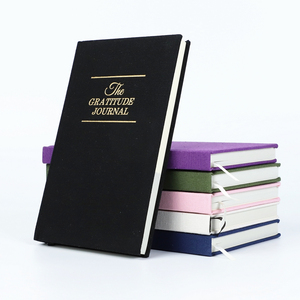 Carnets de notes en gros personnalisés A5 avec couverture en tissu de lin pour sublimation, colorés, pour la gratitude - Product Image 5