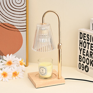 Lampe de table décorative moderne <span class=keywords><strong>et</strong></span> minimaliste à intensité variable <span class=keywords><strong>avec</strong></span> fonction veilleuse d'aromathérapie électrique <span class=keywords><strong>et</strong></span> compatibilité bougie parfumée en pot - Product Image 4