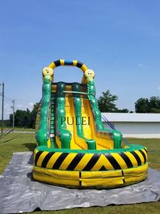 Tobogán acuático inflable de doble carril grande <span class=keywords><strong>para</strong></span> exteriores, varios estilos, ventas directas de fábrica, bienvenido a <span class=keywords><strong>comprar</strong></span> - Product Image 4