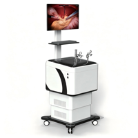 Simulateur laparoscopique à retour de force, simulateur de chirurgie minimale invasive virtuelle avec moniteur de signes vitaux pour l'enseignement médical