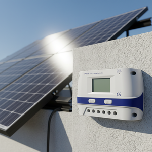 Contrôleur de charge solaire PWM 30A 12V/24V, <span class=keywords><strong>régulateur</strong></span> intelligent 10A pour panneau solaire, vente chaude avec 20% de réduction - Product Image 1
