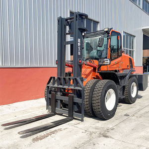 Montacargas Todoterreno Personalizado <span class=keywords><strong>4x4</strong></span>, Opcional de 3, 3.5, 4, 5 y 6 Toneladas, con Dirección Trasera, Tipo de Neumático para Todo Terreno, en Venta - Product Image 1