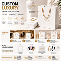 Sacs en papier de luxe personnalisés avec logo imprimé en feuille d'or, emballage pour le shopping, poignée robuste, écologiques, fournisseur en gros pour la vente au détail