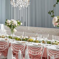 Chaîne de perles blanches pour bouquet de mariée, décoration de table de mariage, fournitures de bricolage pour fête, artisanat écologique, imperméable, de luxe, fait main