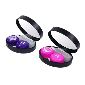 Estuche para Lentes <span class=keywords><strong>de</strong></span> Contacto Personalizado OEM, Material ABS+PP, Diseño <span class=keywords><strong>de</strong></span> Planta Verde, Opciones Multicolor, Marca Eyekan, Modelo K1620, ISO13485 - Product Image 4
