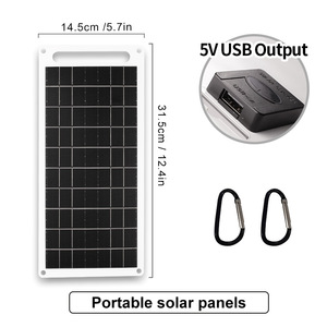 Cargador Solar Deyangpu 5V 2W Panel USB Monocristalino para Teléfono Móvil, Camping al Aire Libre - Product Image 3