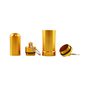 Porte-pilules hebdomadaire personnalisé avec logo, en alliage d'aluminium et plastique PP moulé par injection, écologique, étanche, avec porte-clés - Product Image 3