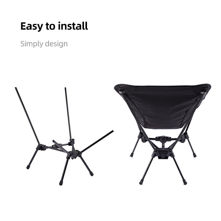 HOMFUL Lightweight Triangle Stability Camping Moon Chair