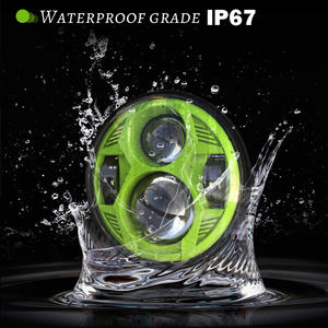 Faro de color personalizado 7 pulgadas LED redondo faro <span class=keywords><strong>H4</strong></span> proyector faro para <span class=keywords><strong>Jeep</strong></span> JK TJ CJ <span class=keywords><strong>Hummer</strong></span> H1 H2 - Product Image 4