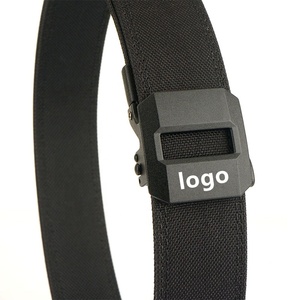 工場生産 カジュアル迷彩柄 厚手 オートロック合金バックル クイックリリース キャンバスウエストベルト メンズ ナイロン 3.8cm - Product Image 1