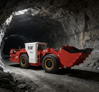 Cargadora de minería subterránea Scooptram de 3cbm, personalizada, de alta calidad, para minas no carboníferas, modelo Scooptram
