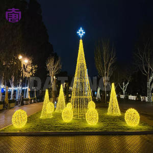 Luces LED Brillantes para Árbol de Navidad, Impermeables IP65, con Control Inalámbrico, para Decoración Navideña de Hoteles y Calles - Product Image 3
