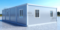 JHCE – Conception de porte à enroulement pour entrepôt préfabriqué modulaire en acier, abri de stationnement pare-soleil, unité de stockage résistante aux UV