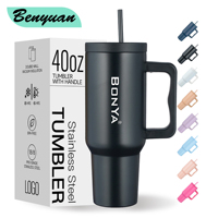 Nueva Taza de Acero Inoxidable 304 con Diseño de Dibujos Animados, 40oz, Aislamiento al Vacío, Libre de BPA, Antiderrames, Mantiene la Temperatura de 6 a 12 Horas, Portátil, con Asa, Grande