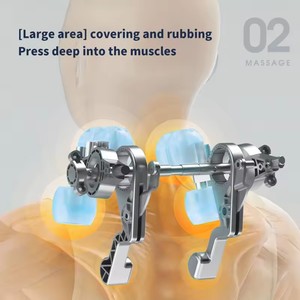 Masajeador de cuello y hombros con calor, silicona, amasamiento, masajeador <span class=keywords><strong>cervical</strong></span> inalámbrico recargable para el <span class=keywords><strong>dolor</strong></span> de cuello - Product Image 4