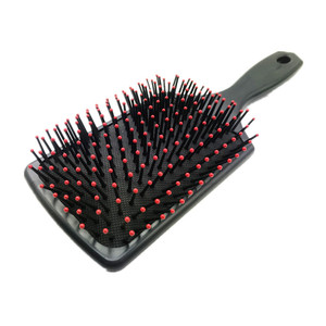 Spazzola per Capelli in Plastica Nera Economica all'Ingrosso con Setole in Nylon - Product Image 3
