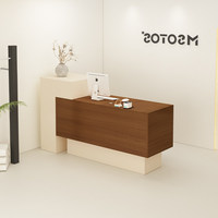 Comptoir de réception de magasin de vêtements de luxe en MDF, comptoir de caisse Nakajima, comptoir de bar